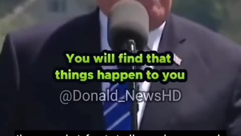 President Trump "Never stop doing if you know its right"!