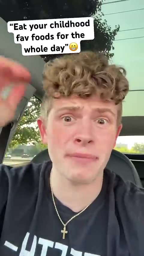 Eating my favorite childhood foods for the whole day