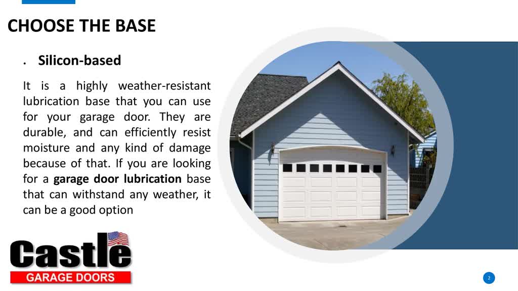 How Do You Choose The Best Garage Door Lubricant?