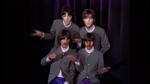 Los Beatles ~ Lady Madonna ~ ending / cartoonized ~ whole Step Down