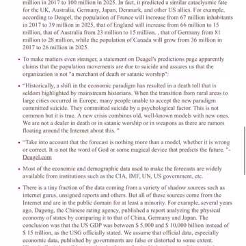 Prediction of the near future