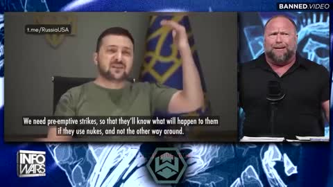 Alex Jones: Zelensky Wants America To Nuke Russia To Prevent A Nuclear War - 10/7/22