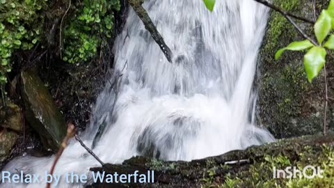 Relax by the waterfall.