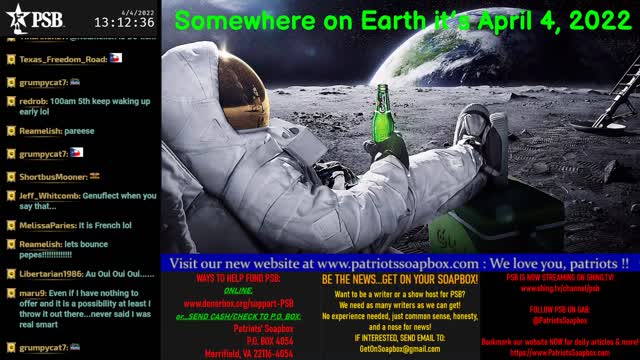 2022-04-04 13:00 EDT - "You Don't Say? Gang": with Nurse Nett, No Regerts, Maj WTF & more