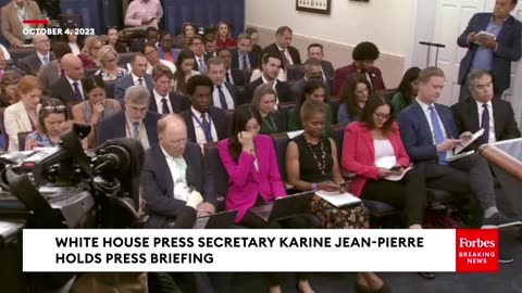 JUST IN- WHITE HOUSE HOLDS BRIEFING IN WAKE OF MCCARTHYS OUSTING, RACE FOR NEW SPEAKER HEATS UP
