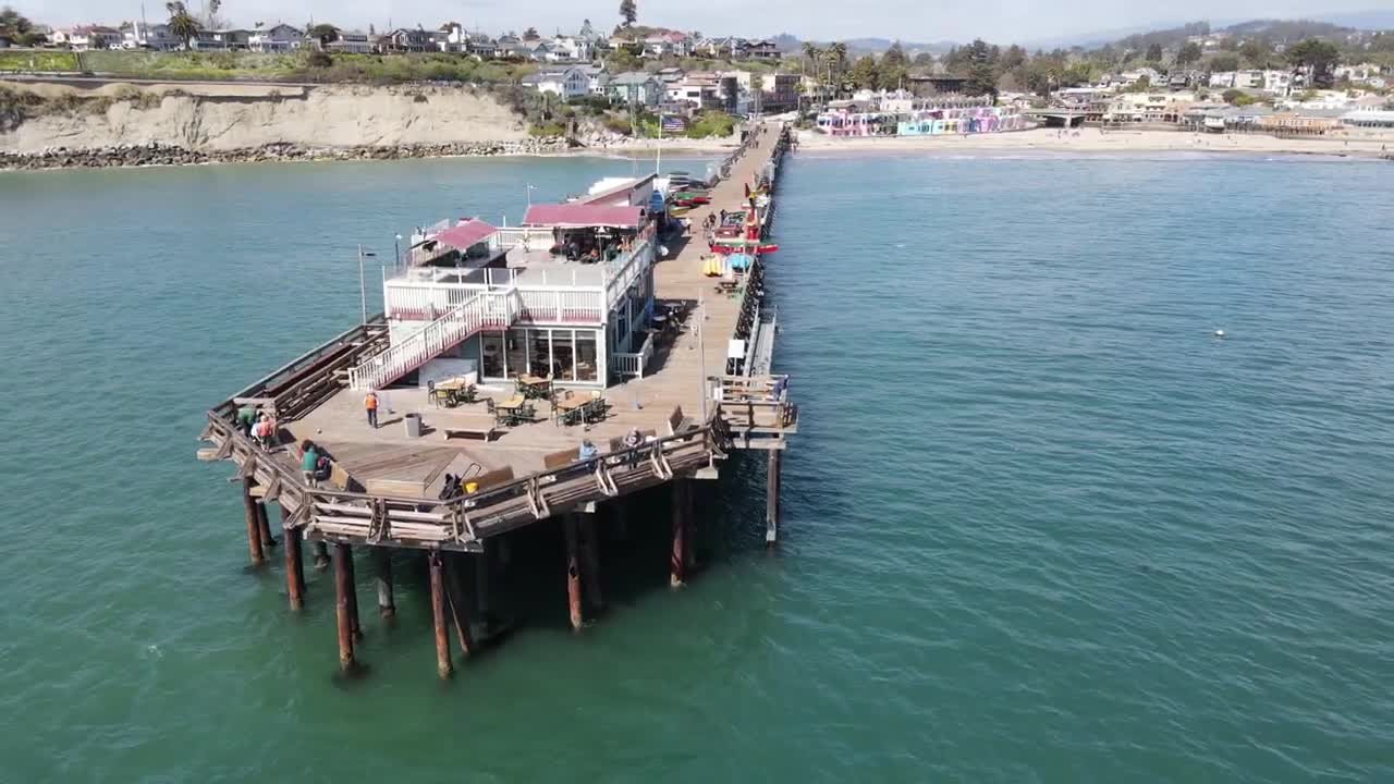 Santa Cruz and Capitola Wharfs