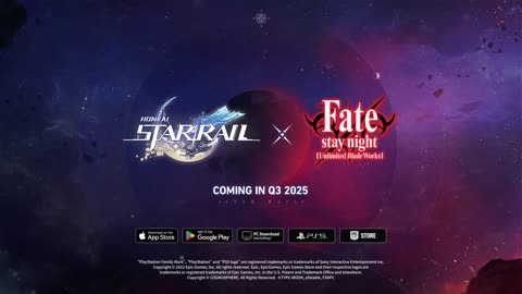 Honkai Star Rail x Fate Stay Night - Official Collab Reveal Trailer | gamescom 2024