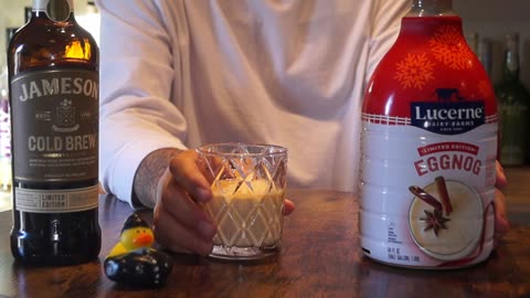 John Bass - Jameson Cold Brew Whiskey & Lucerne Eggnog