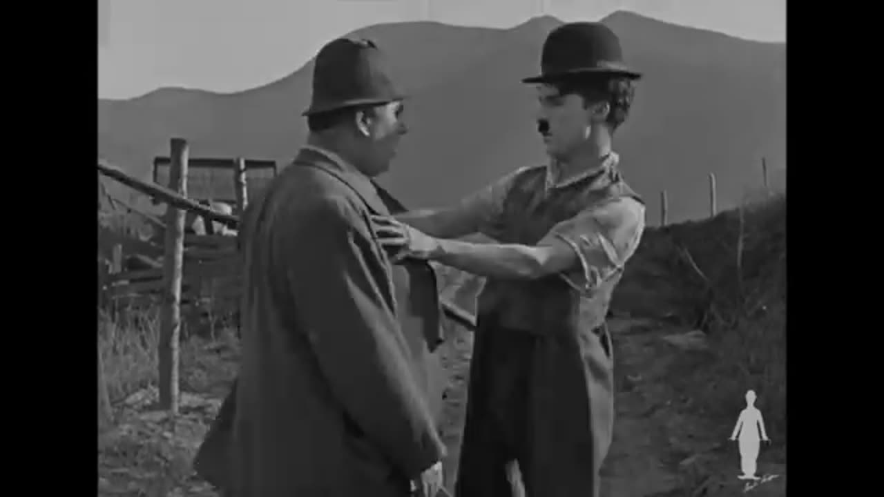 Charlie Chaplin misplaces a herd of cattle