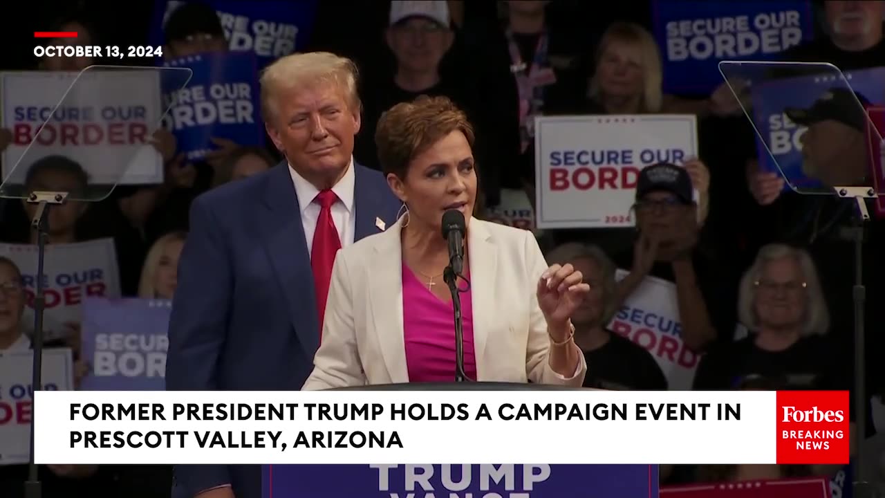 Kari Lake Calls Trump 'One Of The Greatest Leaders In Human History' And Best U.S. President Ever