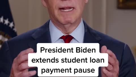 President Biden extends student loan payment pause