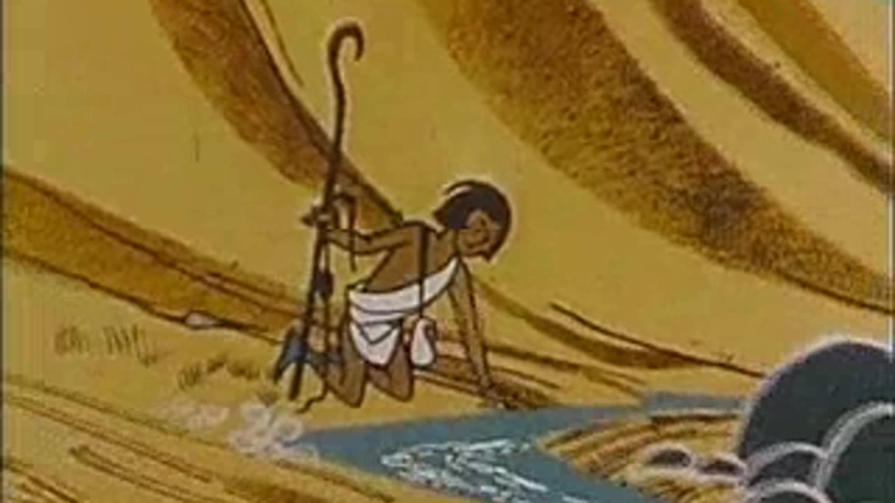 David and Goliath: Epic Battle of Courage and Faith 🏹 | Vintage Cartoon Spectacle