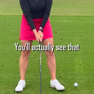 Improve YOUR distance when teeing with THIS drill #golf #katiedahl #teeoff #swing #drill #practice