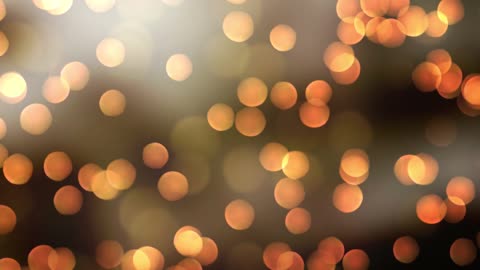 Small Little Orange Lights _ 4K Relaxing Screensaver