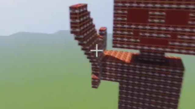 Minecraft TNT Statue Video