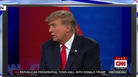 Trump CNN “Because now I’m not President”