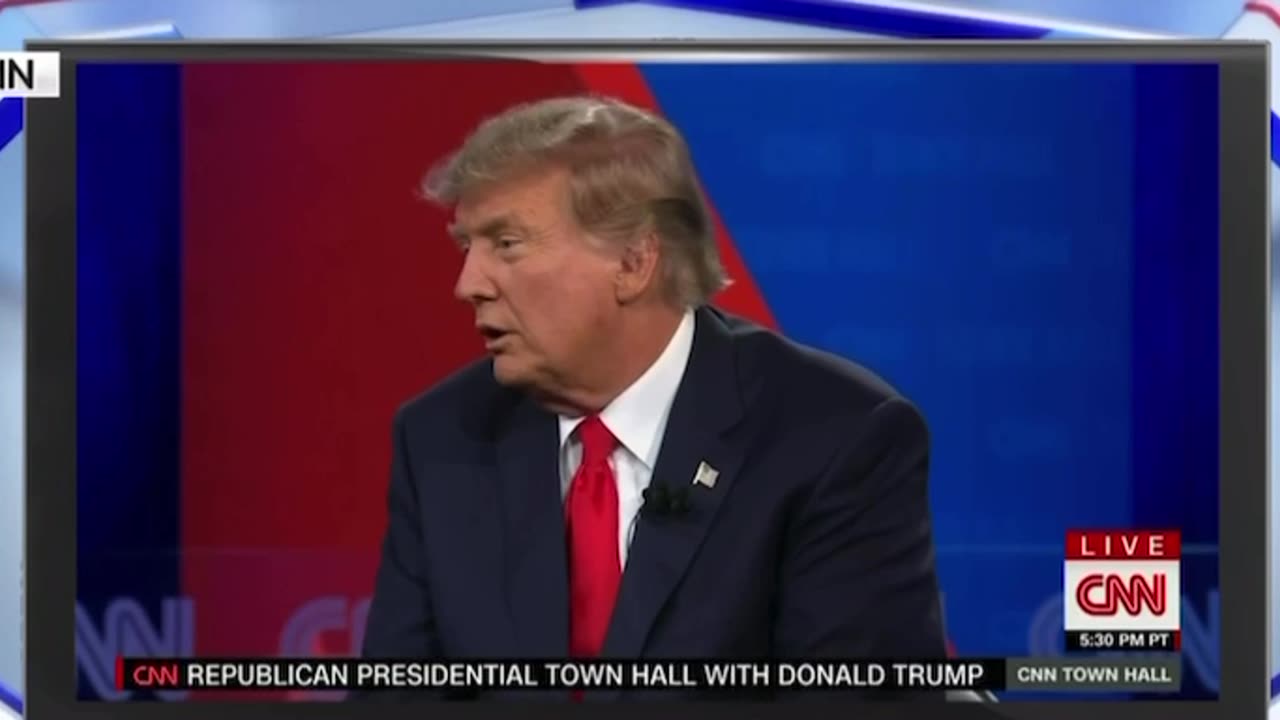 Trump CNN “Because now I’m not President”