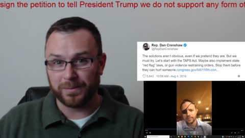 Rep. Dan Crenshaw is Wrong on Red Flag Laws, My Reaction to His Support of Them!