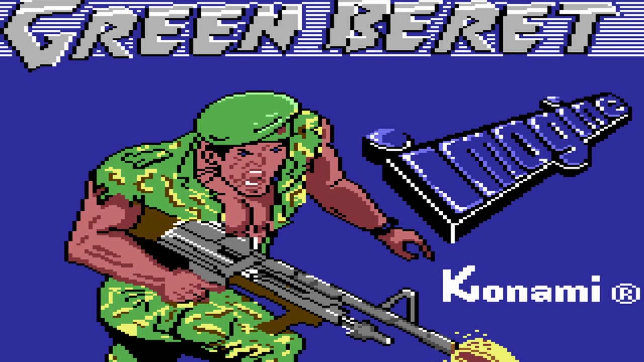 Green Beret Longplay (C64) [QHD]