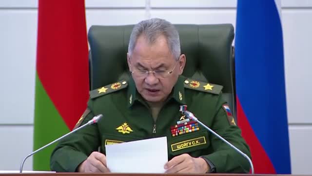 Sergei Shoigu speech at the meeting of the joint collegium of Belarus & Russia