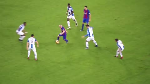 Messi and Iniesta showing Insane football skill fancam