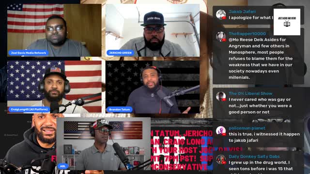 Joel Davis Media Network Presents: The Panel of Conservative Masculinity! #live