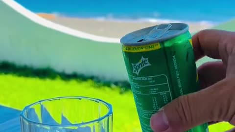 The instant the soda can was opened, it cooled down the whole summer