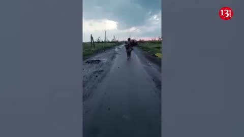 “Everything burned" -Footage of a convoy of Russian equipment ambushed on "road of death" in Donetsk