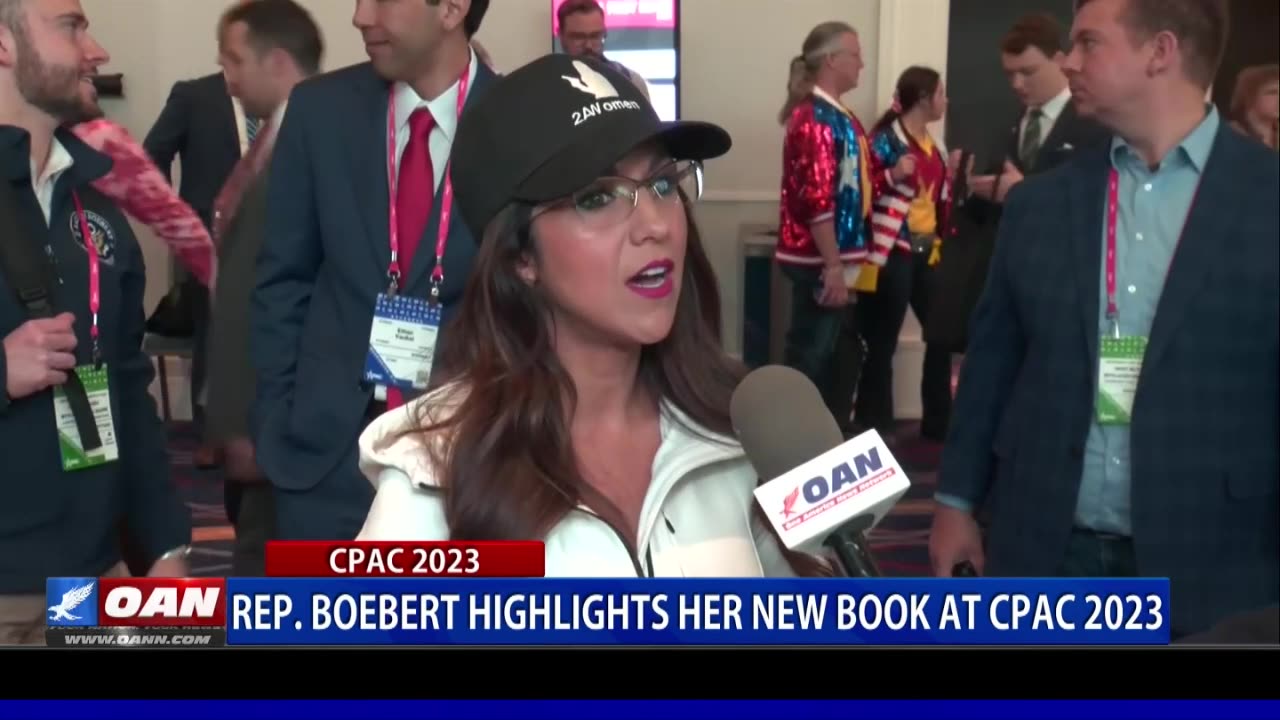 Rep. Boebert highlights her new book at CPAC 2023