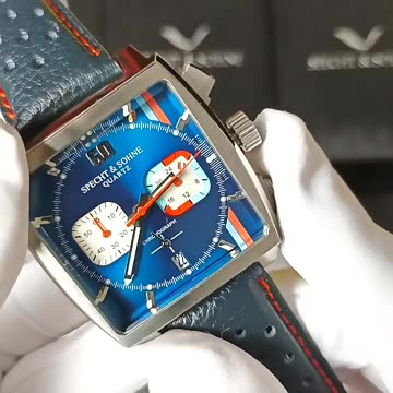 SPECHT & SOHNE-Reloj de pulsera para hombre, cronógrafo japonés de marca de lujo