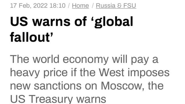 In the news (02/17/2022) US warns of ‘global fallout’.