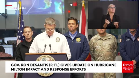 BREAKING- DeSantis Details Damage, Fatalities, & Early Response After Hurricane Milton Hits Florida
