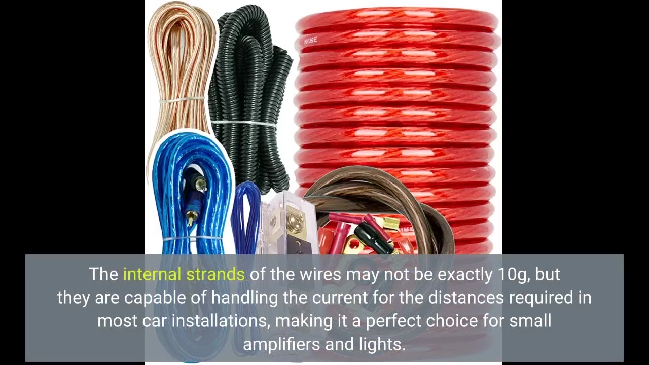 10 Gauge Amp Kit #Amplifier Install Wiring Complete-Overview