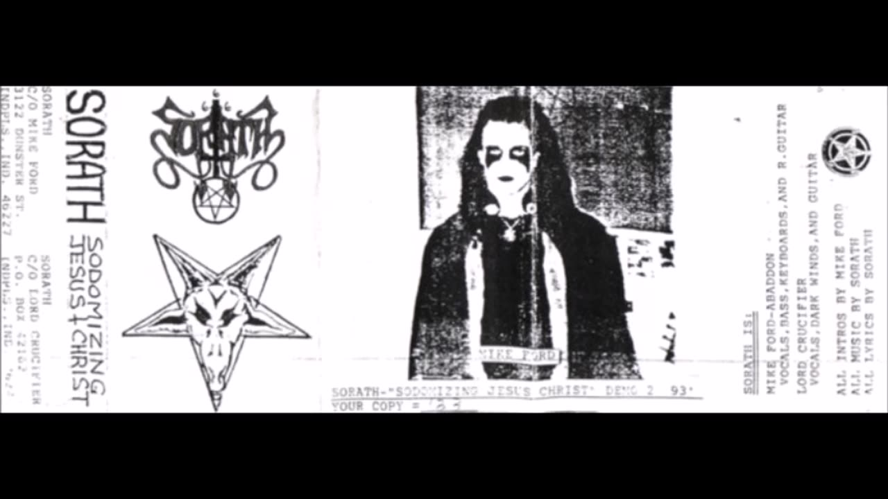 sorath - (1993) - Sodom Jesus Christ full Demo