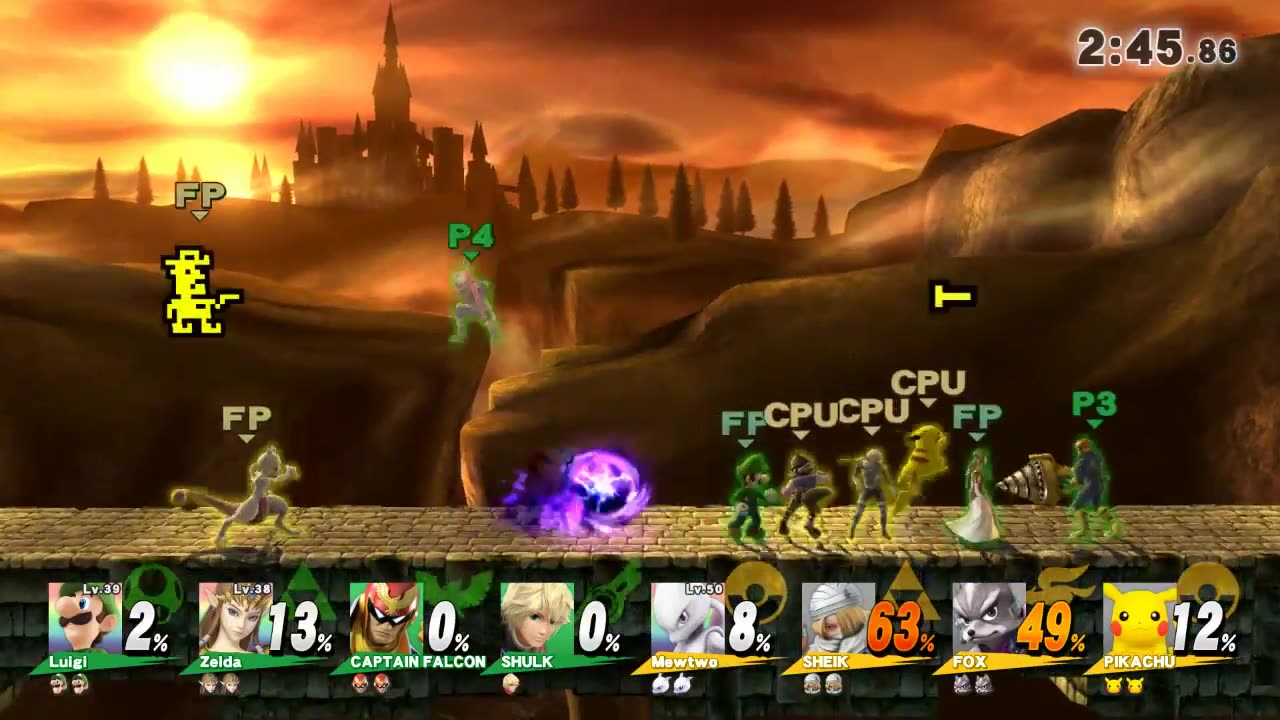 Super Smash Bros 4 Wii U Battle349