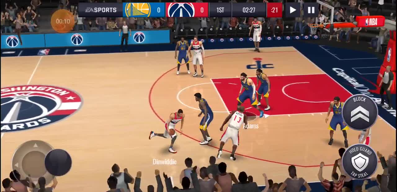 PLAYING NBA LIVE FOLLOW/LIKE