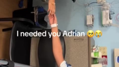 Brother moments after a surgery