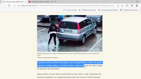 Golpe da carteira perdida como bandidos têm enganado e furtado motoristas