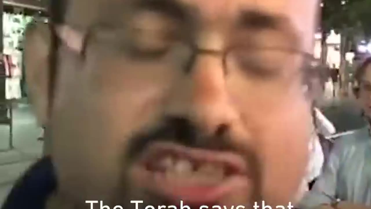 Israeli says to American: “The Godly thing to do is to kill you"