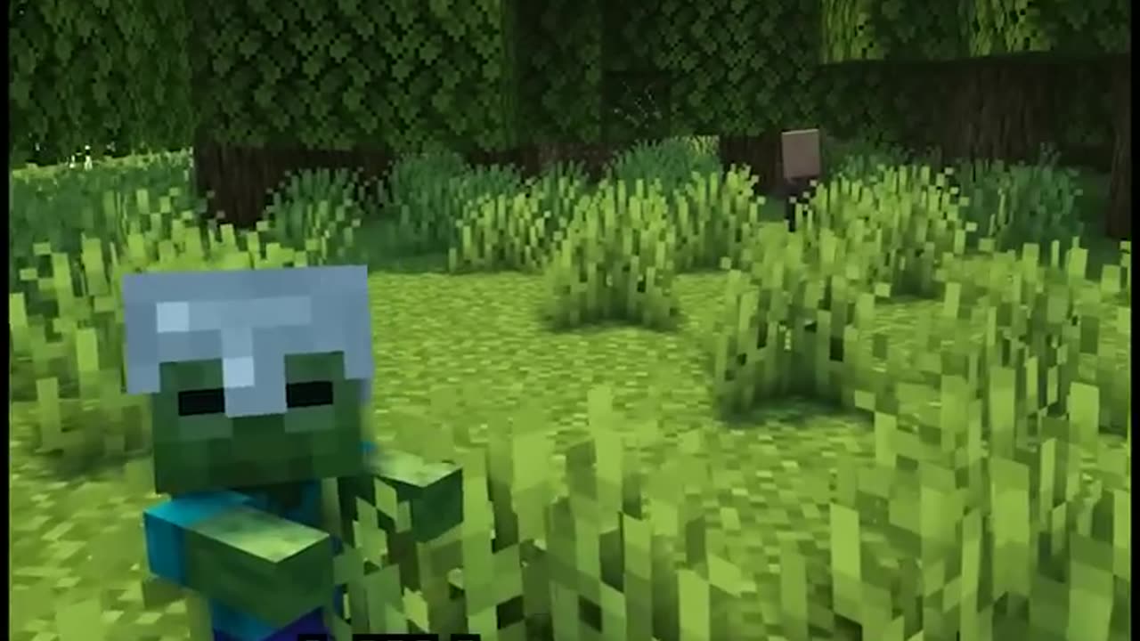 Minecraft/ Training a baby zombie to be friendly