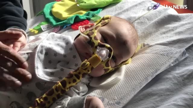 Father pleads for 'miracle' spinal muscular atrophy drug for son | ITV News