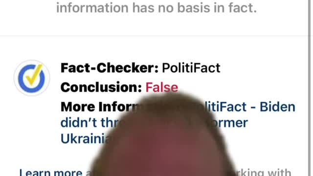 Politifact said their fact-check was false