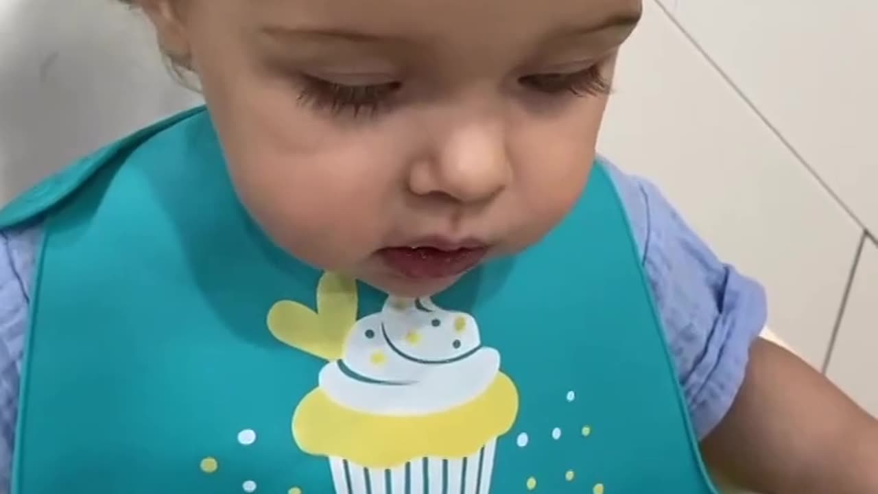 Video of feeding a child called "Breakfast of a real Ukrainian woman"