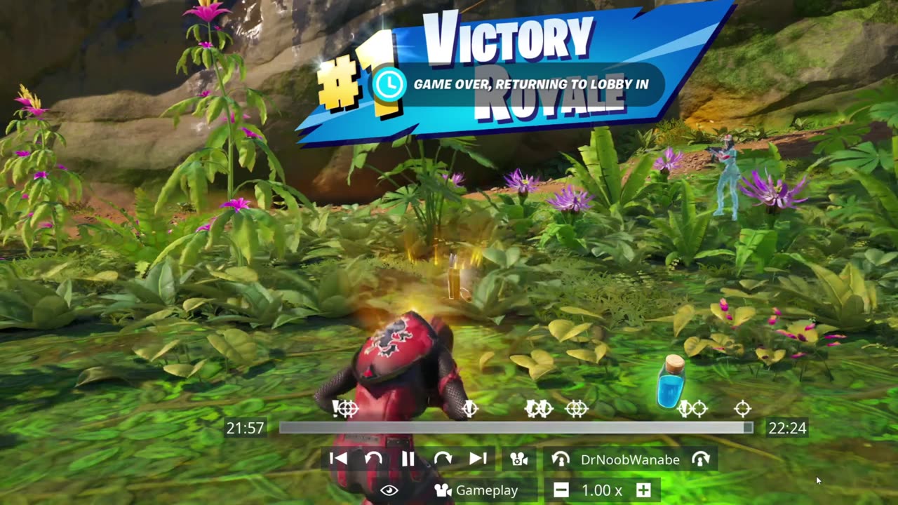 Fortnite Duo Match Victory with 12 Kills (Playing Solo) Zero Build Ranked Match