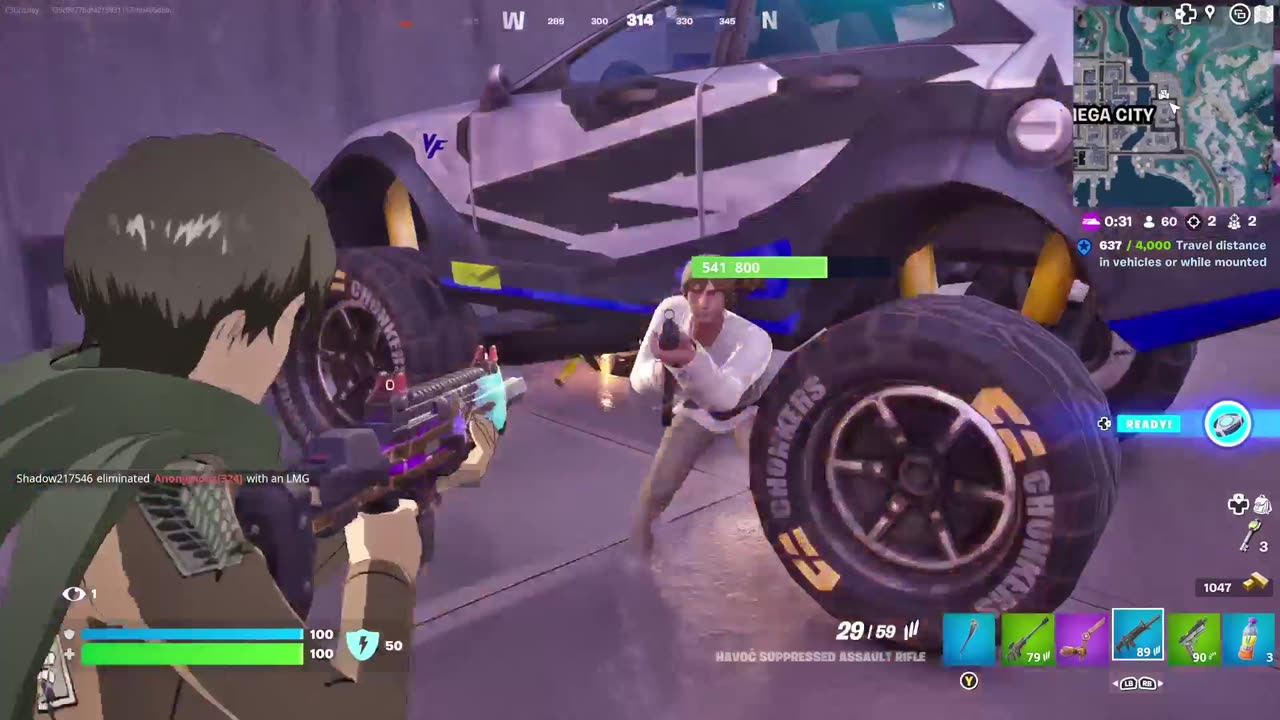 Nasty Car Kill in Fortnite!