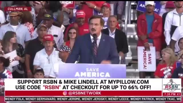 Mike Lindell speaks at Trump Rally in Alabama! #TrumpWon