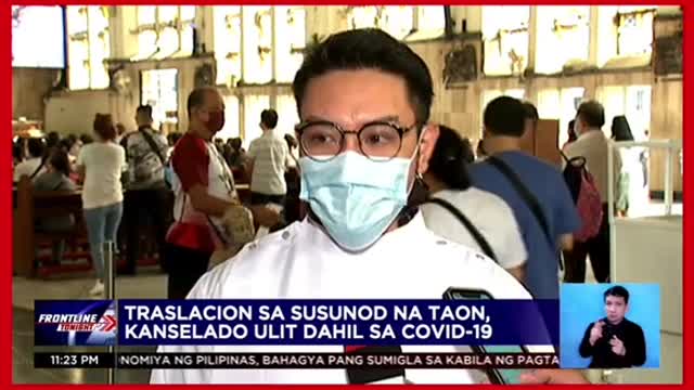 Traslacion 2023, kanseladodahil sa COVID-19