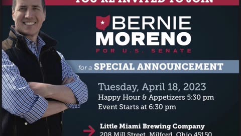 RED FUTURE RADIO LIVE – Bernie Moreno makes "Special Announcement" | Milford, OH