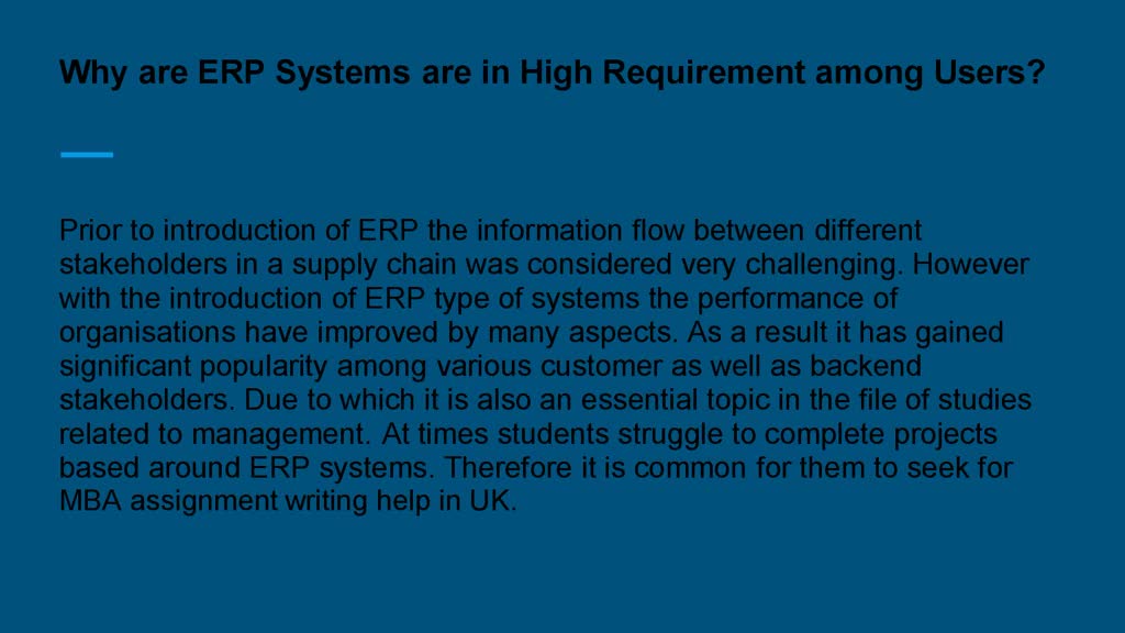 What is ERP Systems?