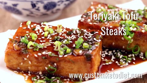 Keto teriyaki Tofu steaks